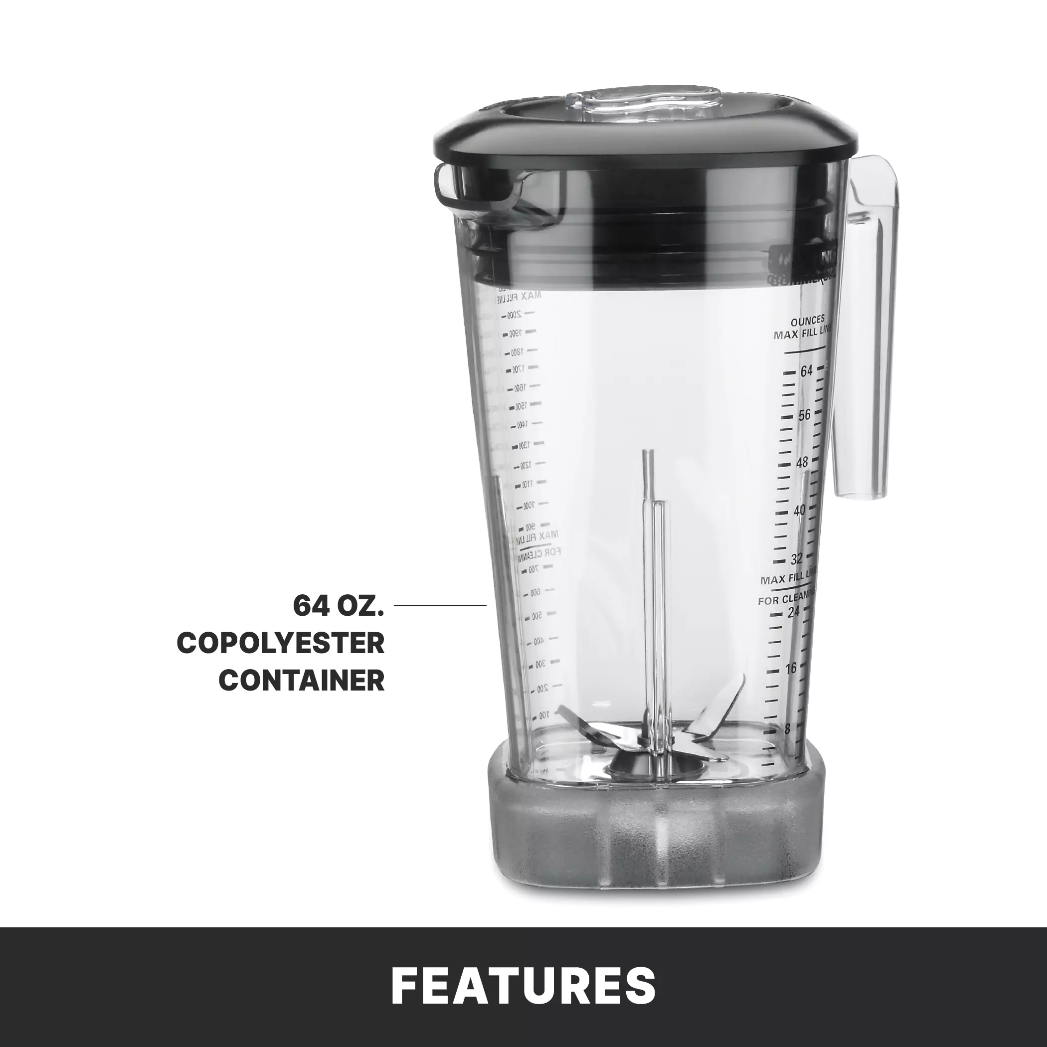 WARING Commercial MX1200XTX Xtreme ワーリング Waring® Commercial MX1200XTX Xtreme 120V Hi-Power 64 Oz